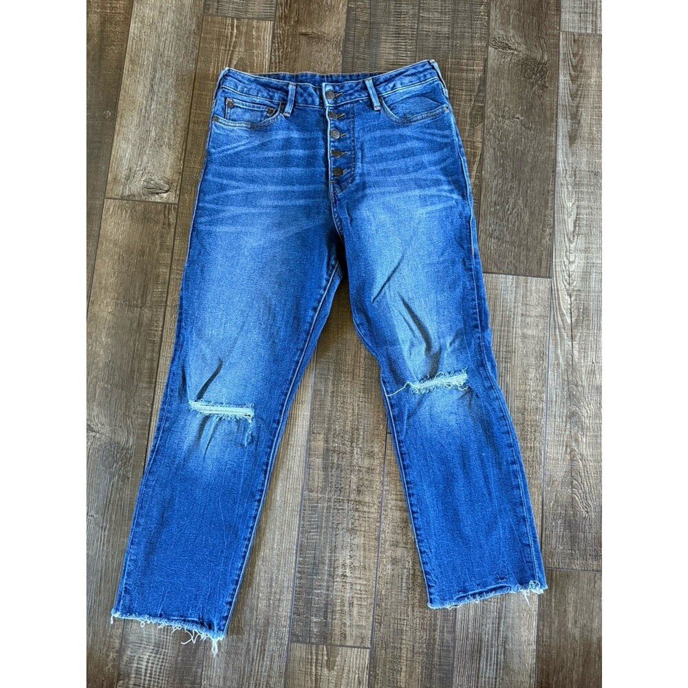 True Religion Starr High Rise Cropped Straight Jeans Sz. 30